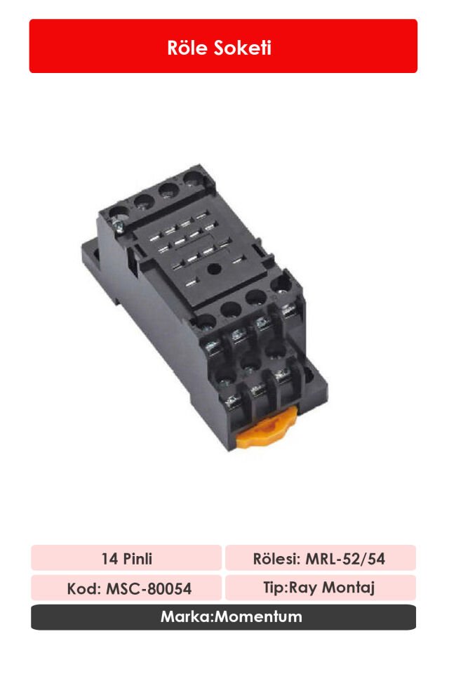 Momentum Röle Soketi 14 Pin MSC-80054