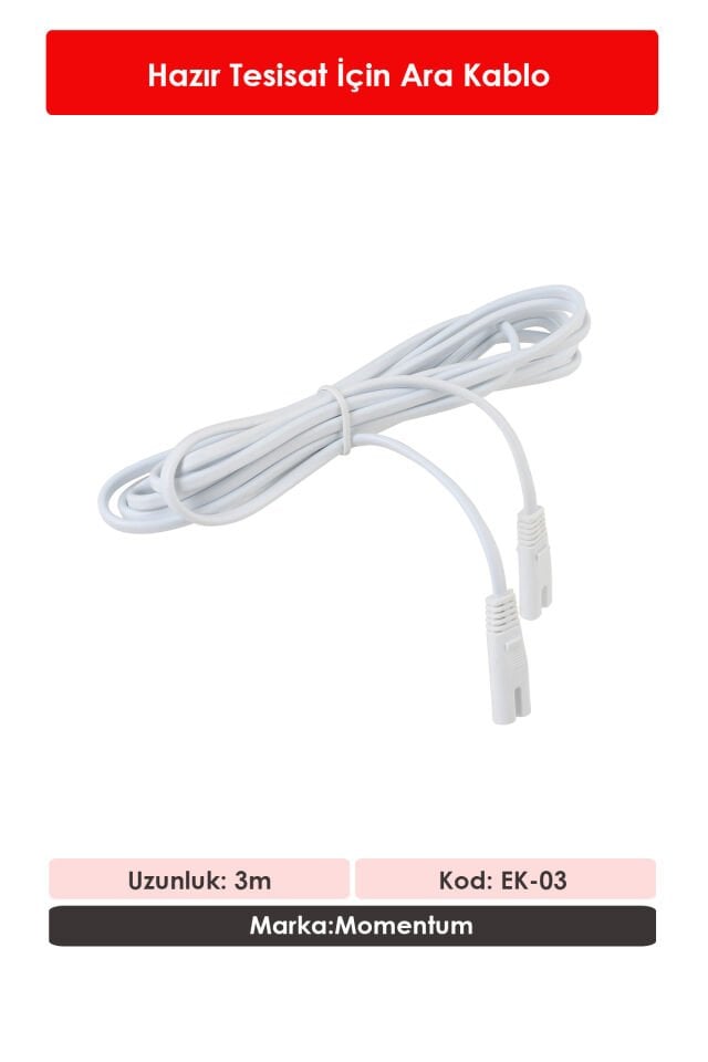 Momentum Soketli Kablo 3mt EK-03