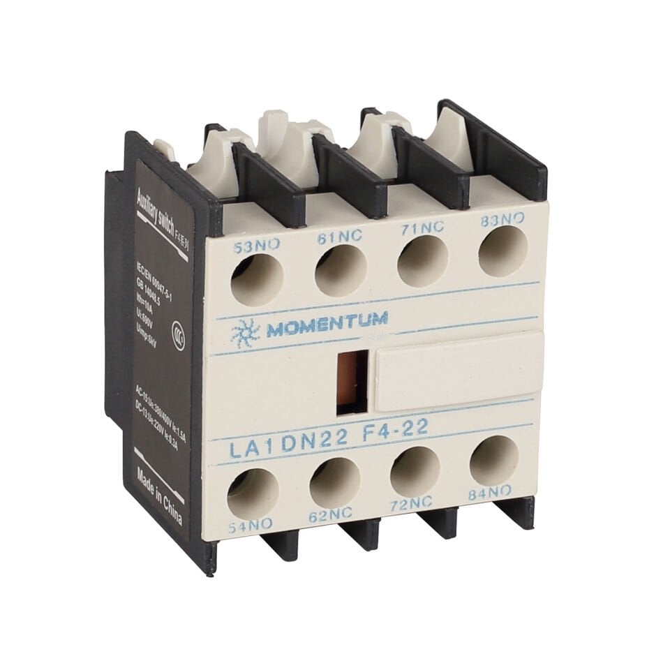 Momentum Kontaktör Yardımcı Kontak Üst 2NO+2NC XCN-39422