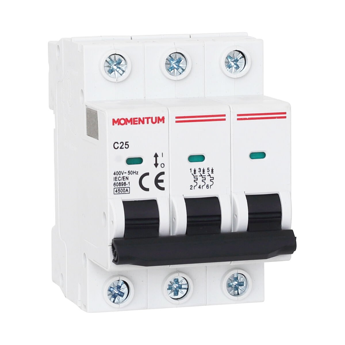Momentum Otomatik Sigorta 4.5KA C 3X25A XBC-34325