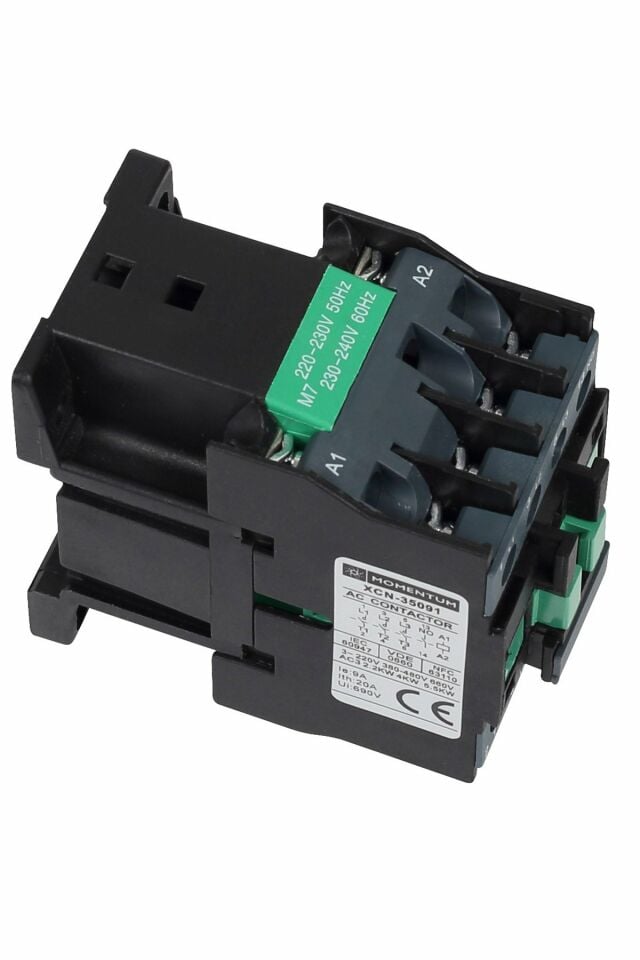 Momentum Kontaktör 12A 5.5kW 1NO XCN-35121