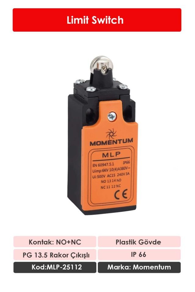 Momentum Limit Switch Dikey Makaralı MLP-25112