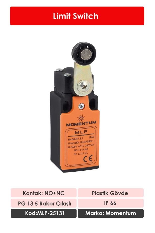 Momentum Limit Switch Sabit Makaralı MLP-25131