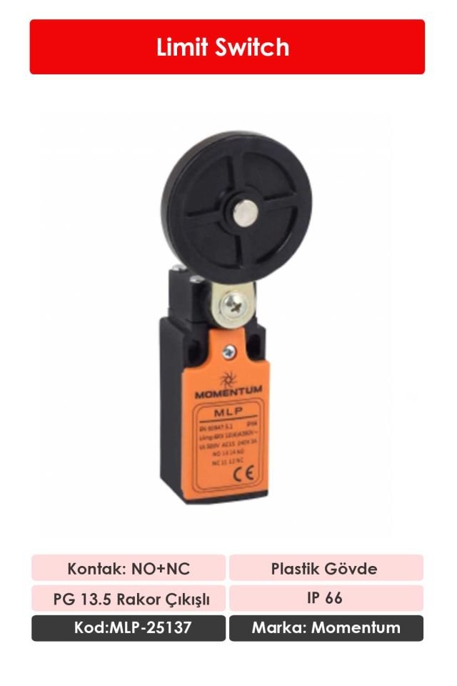 Momentum Limit Switch Sabit Makaralı MLP-25137