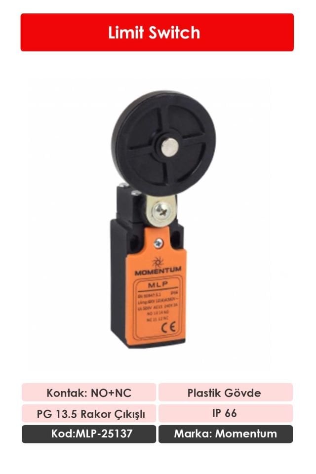 Momentum Limit Switch Sabit Makaralı MLP-25137