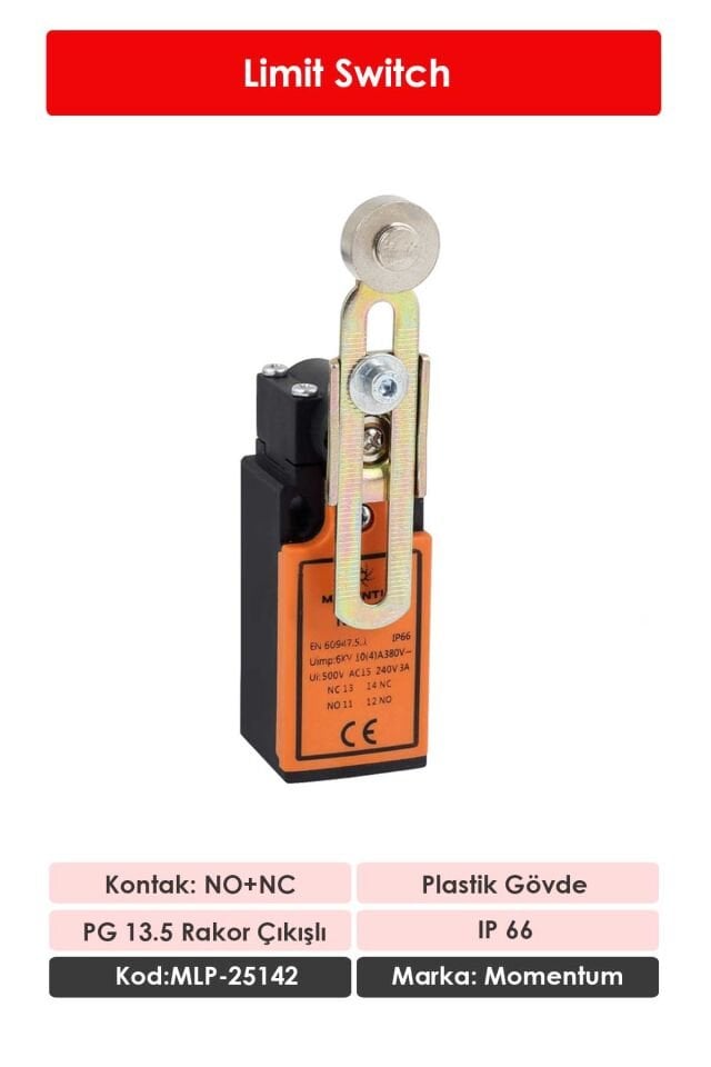 Momentum Limit Switch Ayarlı Makaralı MLP-25142