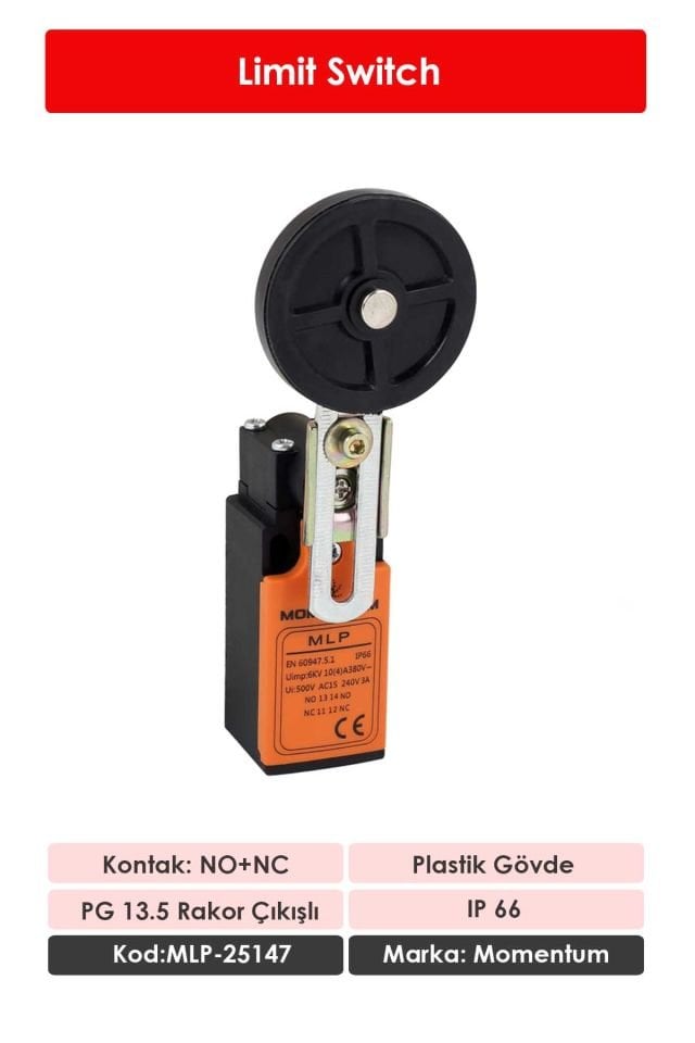 Momentum Limit Switch Ayarlı Makaralı MLP-25147