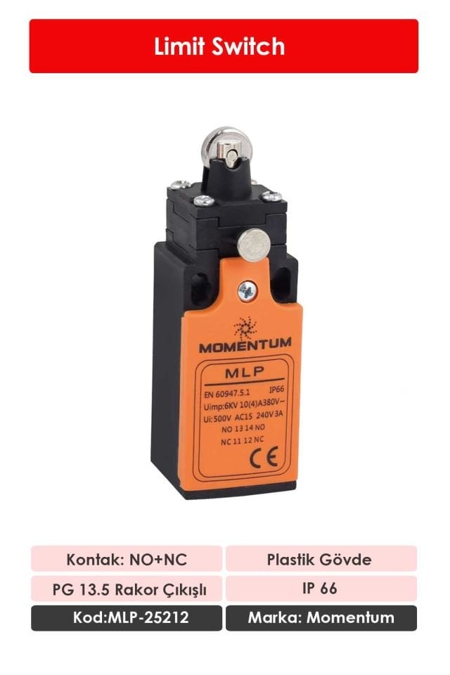 Momentum Limit Switch Resetli Makaralı MLP-25212