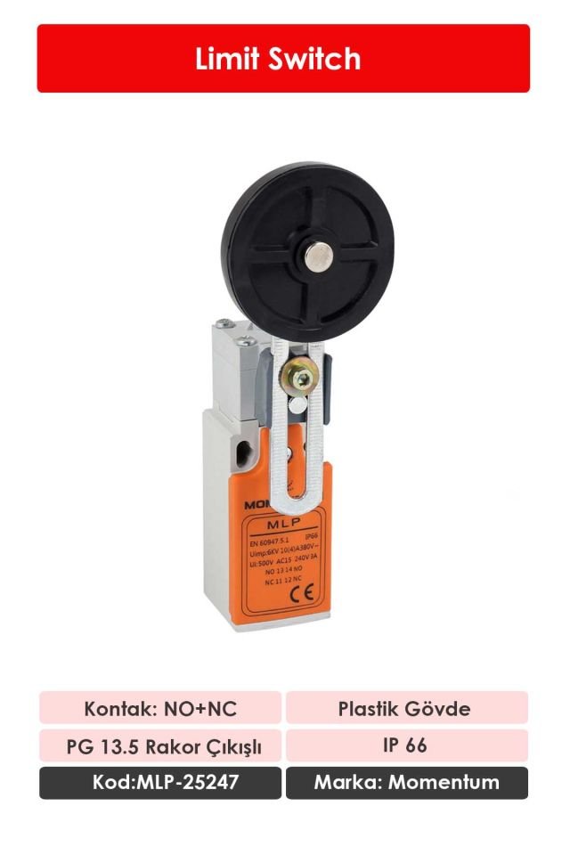 Momentum Limit Switch Resetli Makaralı MLP-25247