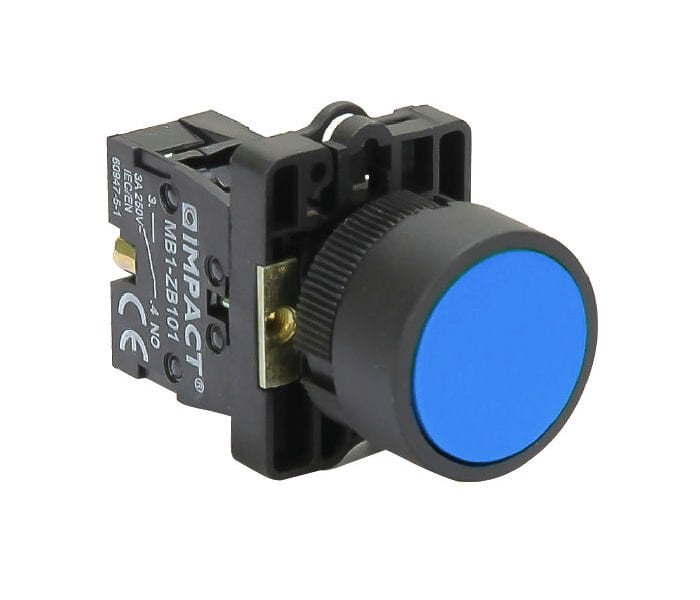 Impact 22mm Yaylı Buton Mavi NO MB3-EA610