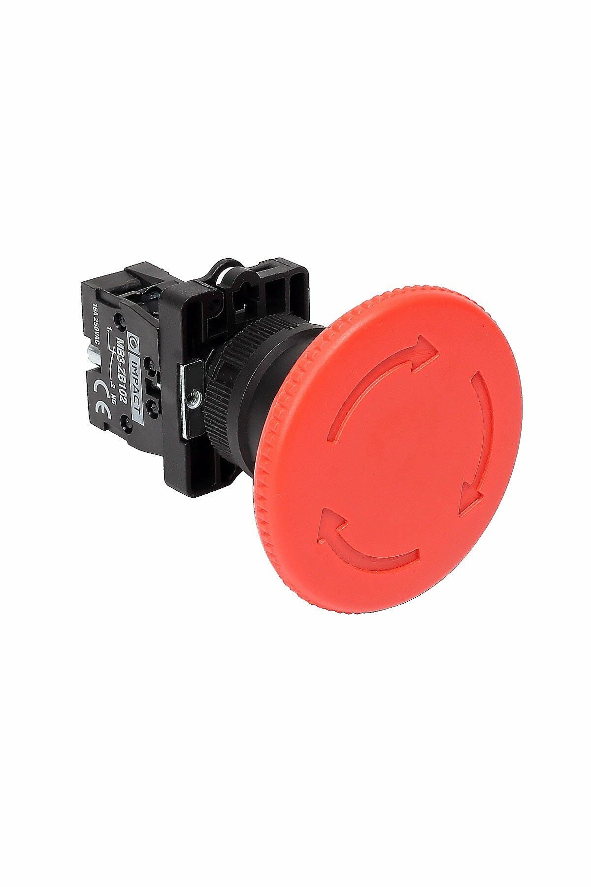 Impact 22mm Acil Stop Butonu Kırmızı NC MB3-ES642