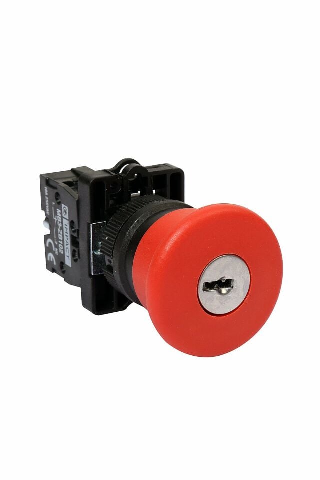 Impact 22mm Acil Stop Anahtarlı Buton NC MB3-ES142