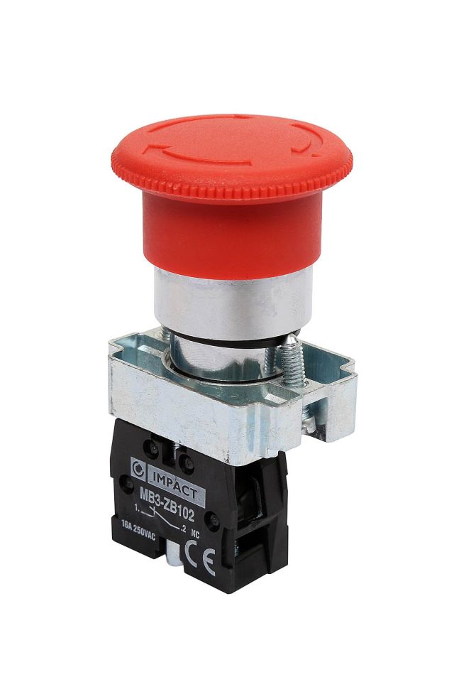Impact 22mm Acil Stop Butonu NC MB3-BS542