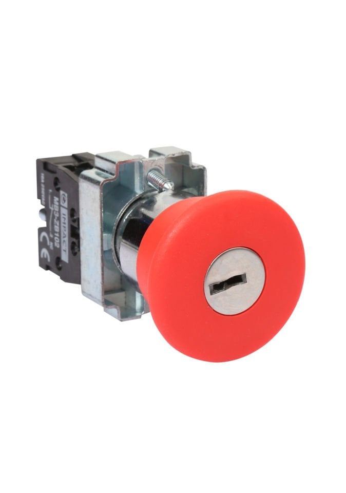 Impact 22mm Acil Stop Anahtarlı Buton NC MB3-BS142