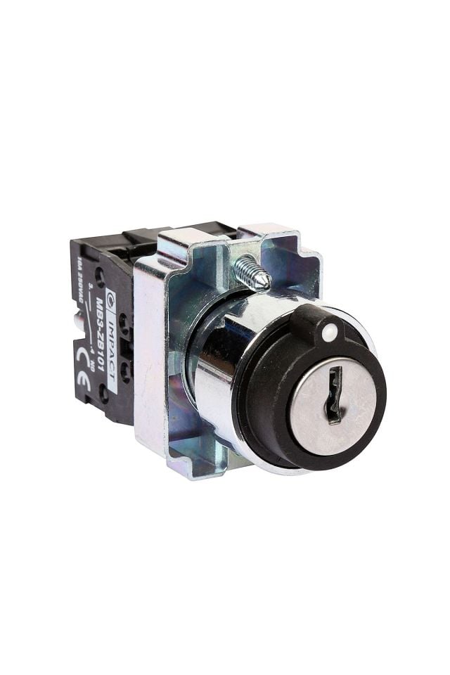 Impact 22mm Anahtarlı Buton 1-0-2 2NO MB3-BG330