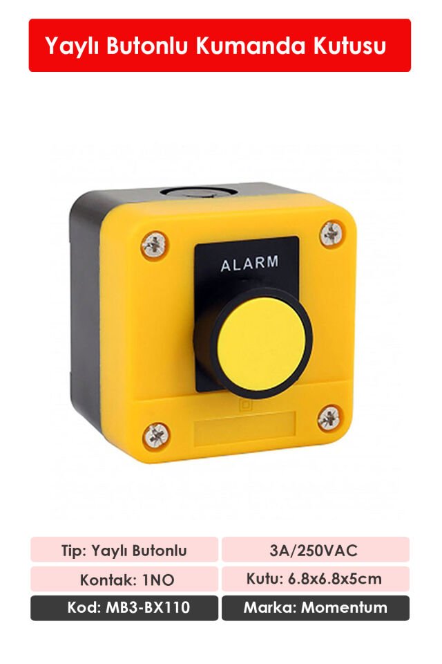 Impact Kutulu Alarm Butonu MB3-BX110