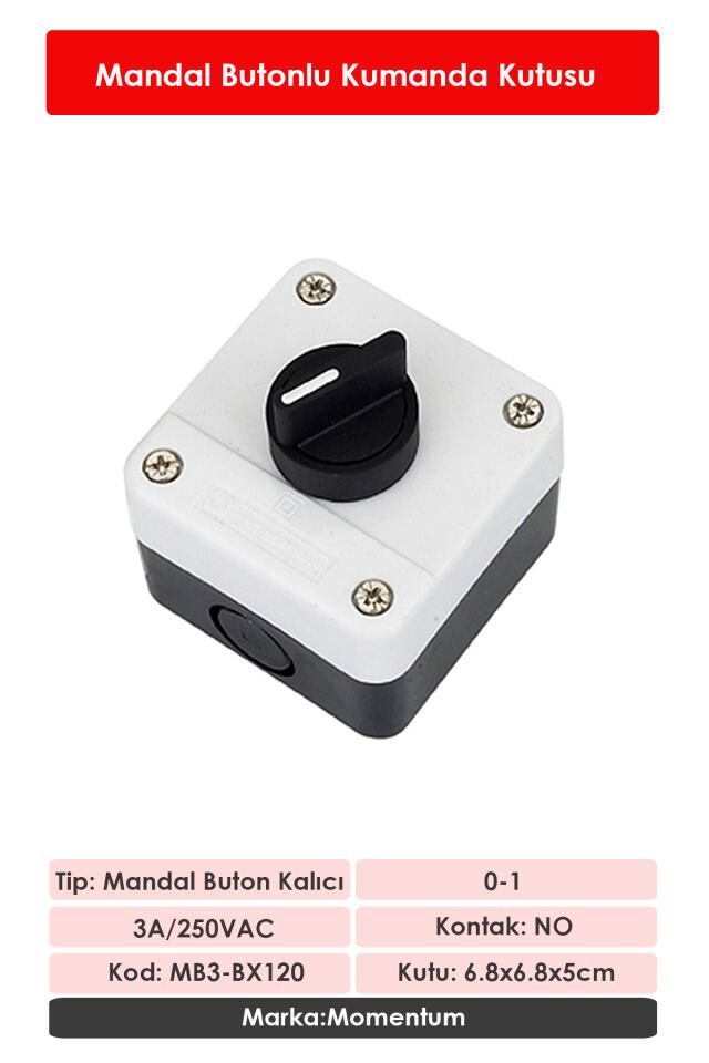 Impact Kutulu Mandal Buton 0-1 MB3-BX120