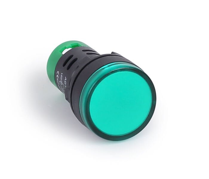 Momentum 22mm Led Sinyal Lambası 230VAC Yeşil MB3-EV936