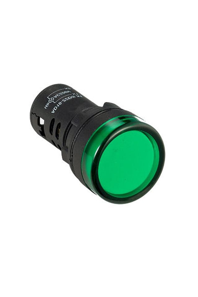 Momentum 22mm Led Sinyal Lambası 230VAC Yeşil MB3-EV936