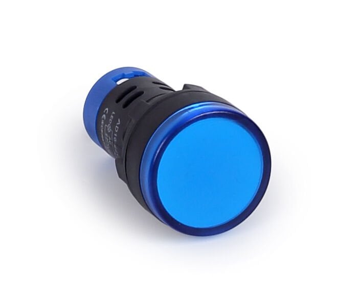 Momentum 22mm Led Sinyal Lambası 230VAC Mavi MB3-EV966