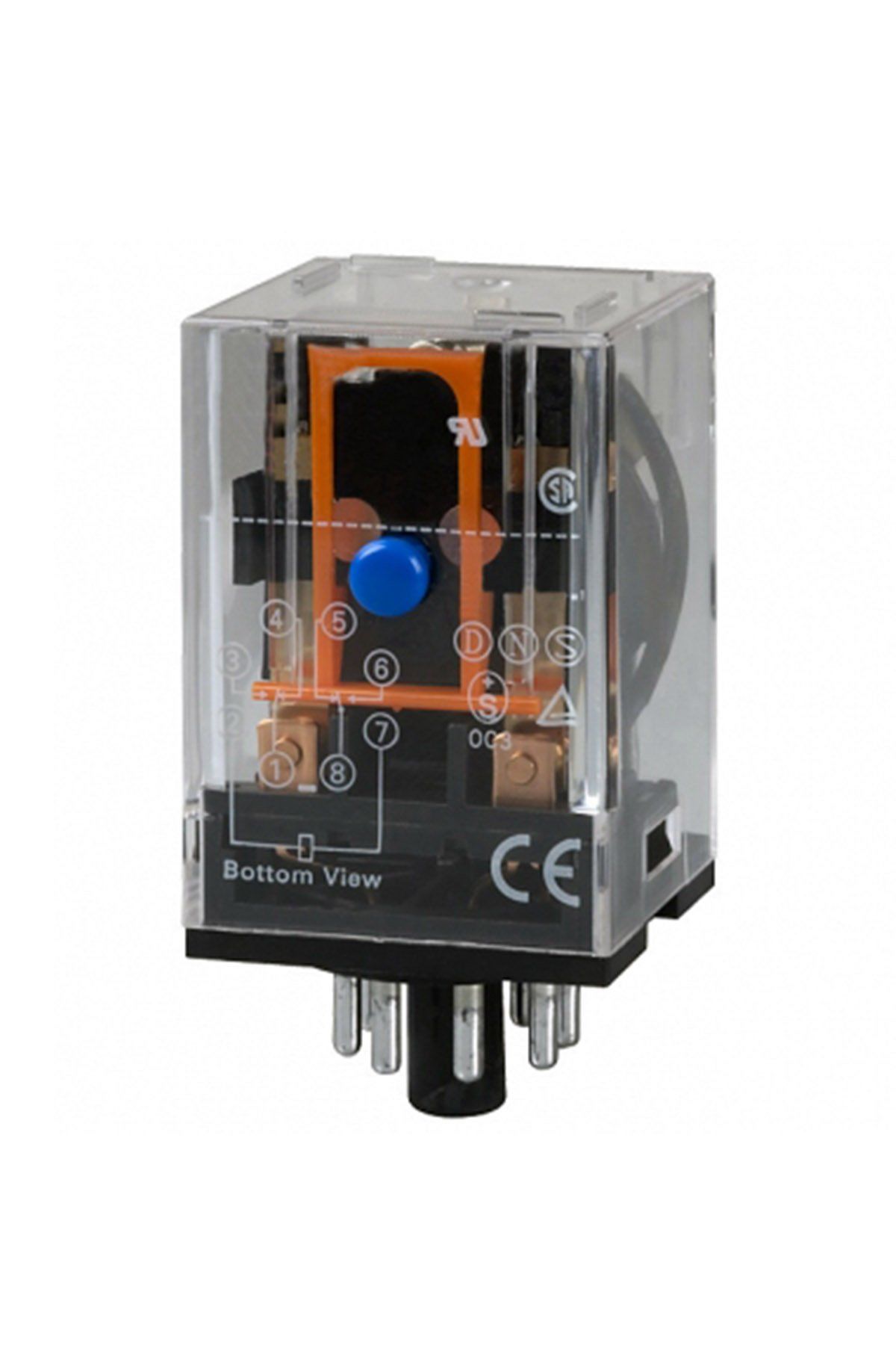 Momentum Röle 2 Kontak 8 Pin 10A Bobin:24VDC MRL-62007