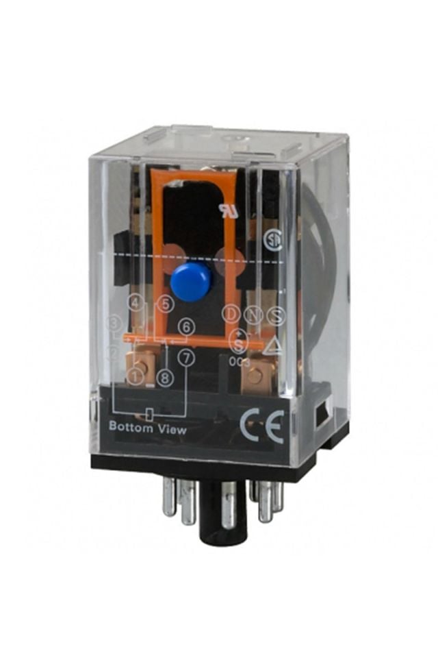Momentum Röle 2 Kontak 8 Pin 10A Bobin:24VDC MRL-62007