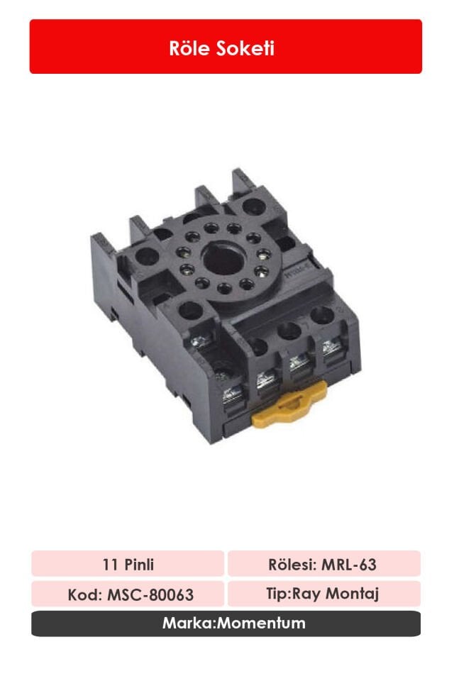 Momentum Röle Soketi 11 Pin MSC-80063