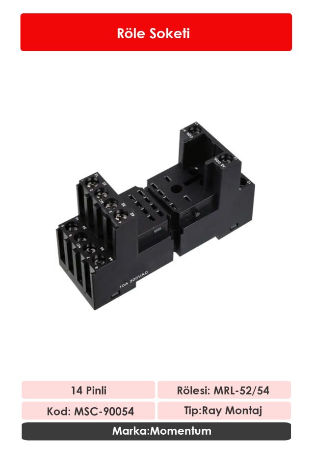 Momentum Röle Soketi 14 Pin MSC-90054