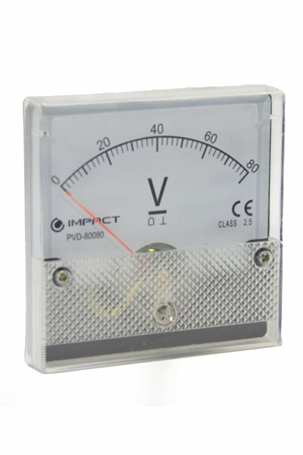 Momentum Voltmetre Analog 80x80mm 50VDC PVD-80050