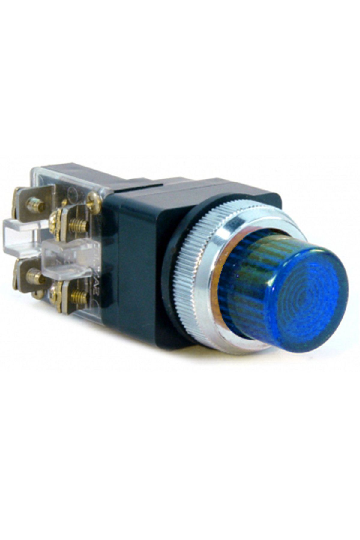 Momentum D30 Buton Işıklı NO+NC Mavi MBW-51650