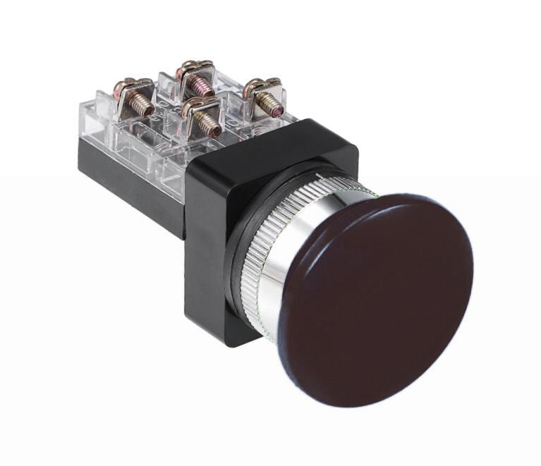 Momentum D30 Buton Mantar NO+NC Siyah MBW-81250