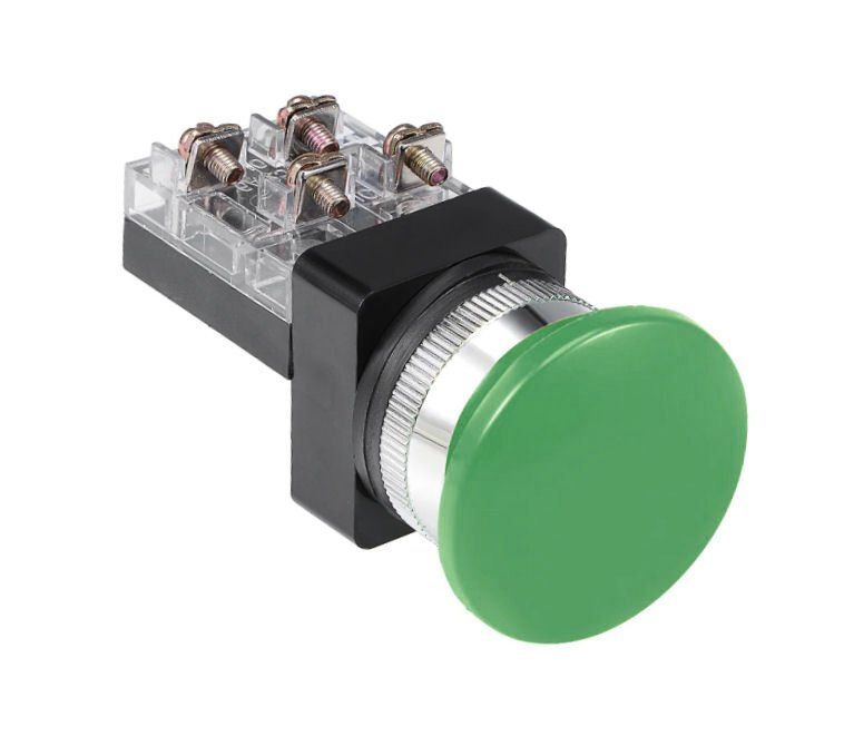 Momentum D30 Buton Mantar NO+NC Yeşil MBW-81350