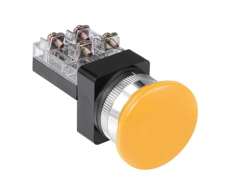 Momentum D30 Buton Mantar NO+NC Sarı MBW-81550