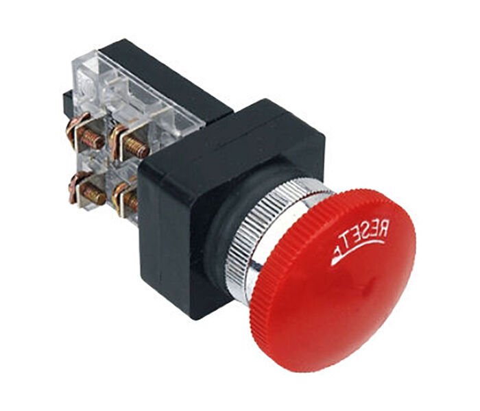 Momentum D30 Buton ACil Stop NO+NC Kırmızı MBW-89450