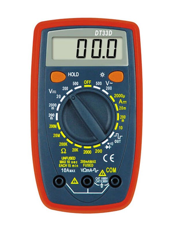 Plustech Dijital Multimetre DT33D/ MY-24