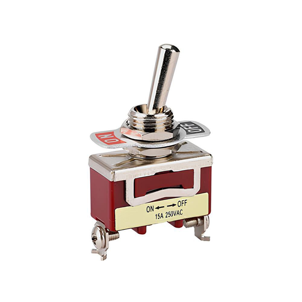 Momentum Toggle Switch 1 Kutup 16A/250VAC 2 Pin On-Off MTX-16101