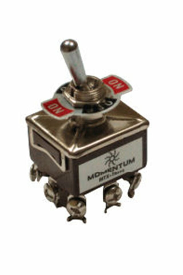 Momentum Toggle Switch 3 Kutup 16A/250VAC 9 Pin On-Off-On MTX-16303