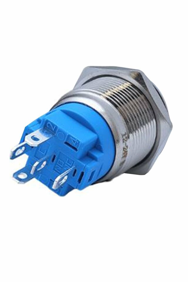 Momentum D19 Metal Buton Led 24V Yaylı Sarı MBJ-19575