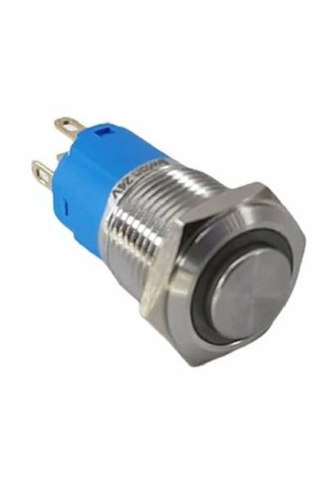 Momentum D19 Metal Buton Led 24V Kalıcı Sarı MBJ-19675