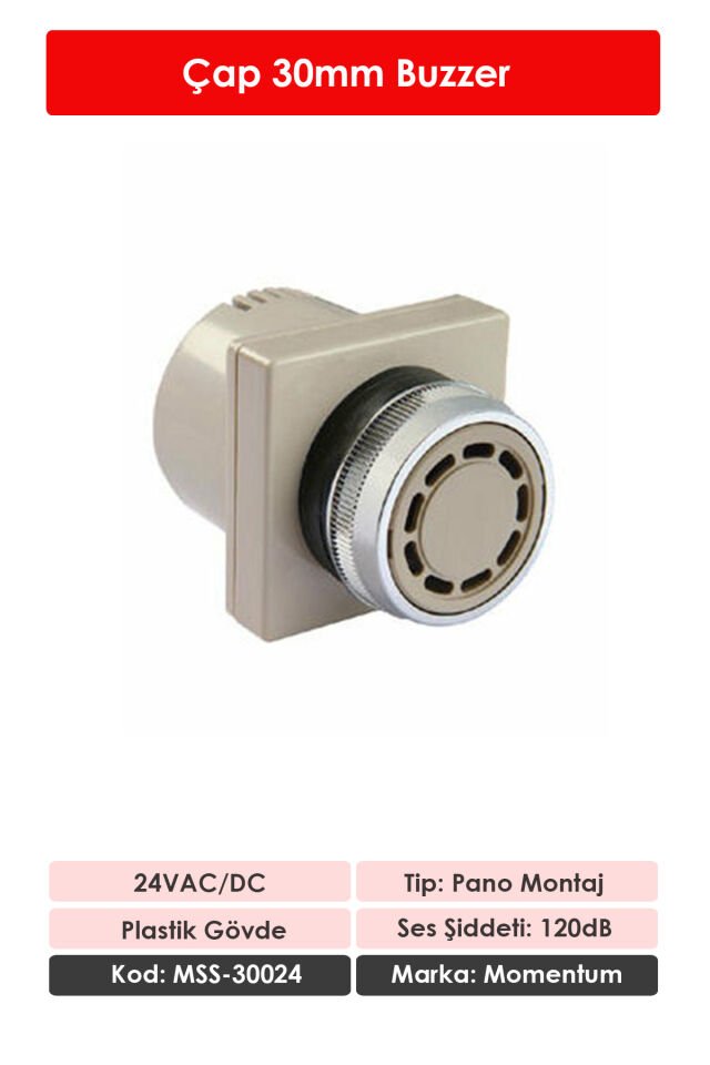 Momentum D30 Buzzer 24VAC/DC MSS-30024