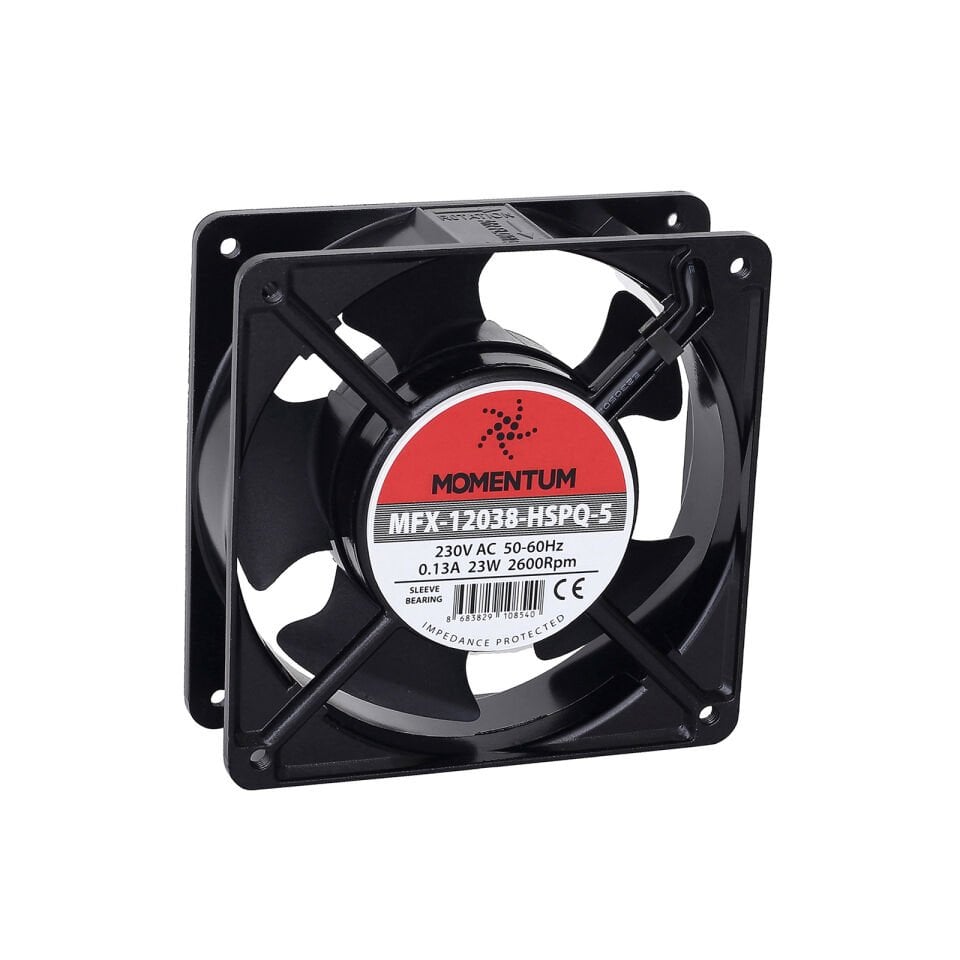 Momentum Fan 120x120x38mm 230VAC Kayar Yatak MFX-12038-HSPQ-5