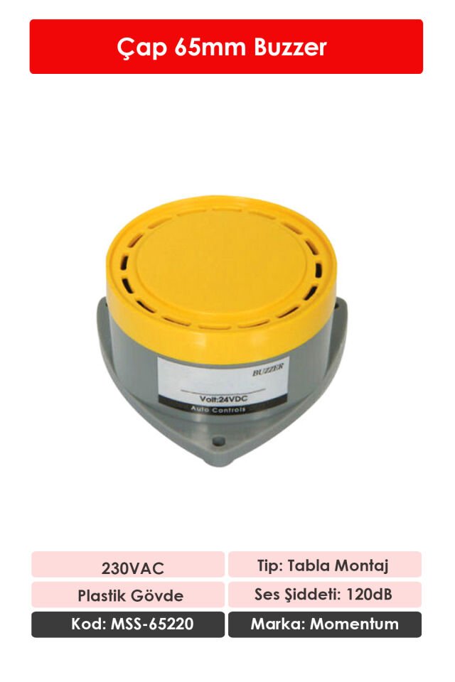 Momentum D65 Buzzer 220VAC MSS-65220