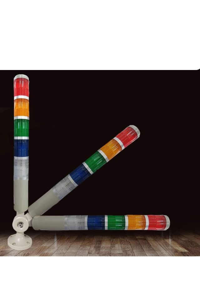 Momentum D50 Işıklı Kolon 230VAC Flaşör Kırmızı Yeşil Sarı Mavi Beyaz MST-52055