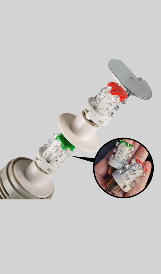 Momentum D50 Işıklı Kolon 230VAC Sabit Buzzer Kırmızı Yeşil MST-51152