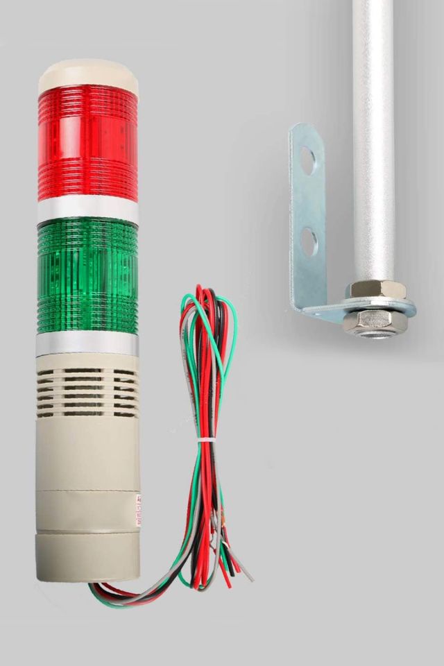 Momentum D50 Işıklı Kolon 24VDC Sabit Buzzer Kırmızı Yeşil MST-51172