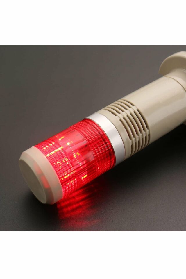 Momentum D50 Işıklı Kolon 24VDC Led Flaşör Buzzer Kırmızı MST-54171