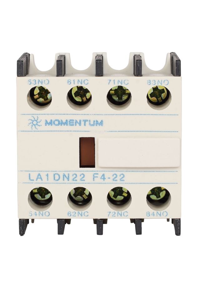 Momentum Kontaktör Yardımcı Kontak Üst 2NO+2NC XCN-39422