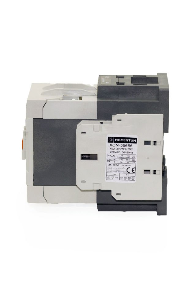 Momentum Kontaktör 3 Kutup/Bobin 230VAC Ie:75A 2NO+2NC XCN-55756