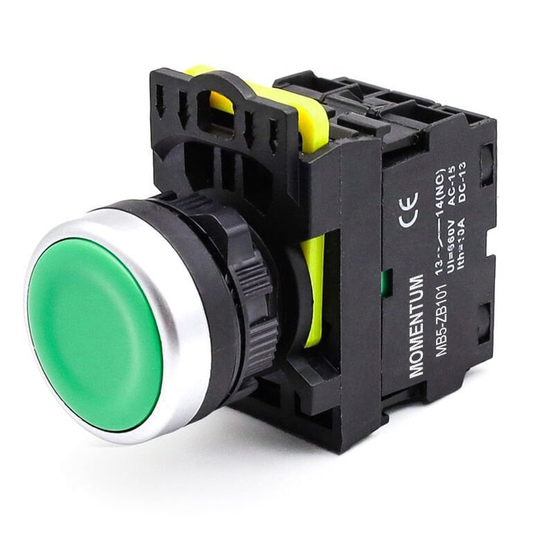 Momentum D22 Buton Yaylı Yeşil NO MB5-EA310