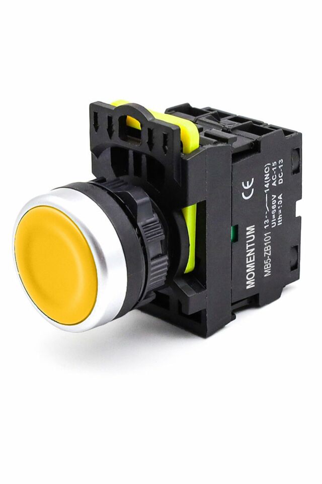 Momentum D22 Buton Yaylı Sarı NO MB5-EA510